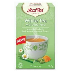 Био бял чай с алое вера, 17 пак., Yogi Tea
