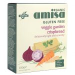 Био хрупкави безглутенови хлебчета със зеленчуци Amisa 100 гр