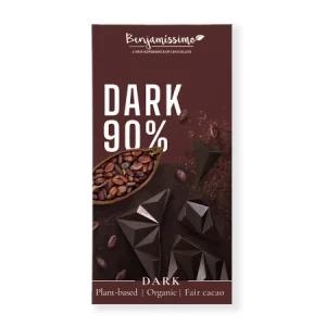 Веган шоколад натурален 90%, 70 гр. Benjamissimo