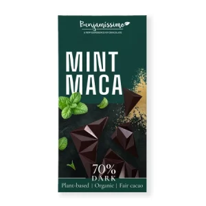 Тъмен Шоколад Мента и мака 70 гр. Benjamissimo