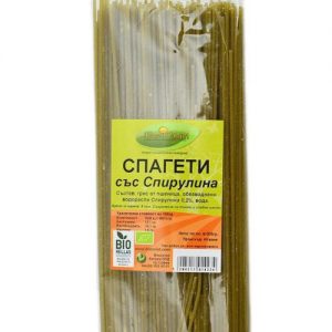 Био Спагети със спирулина Биосвят 500 гр.