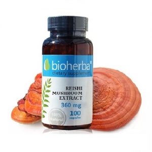 Екстракт от рейши 100 капсули Bioherba