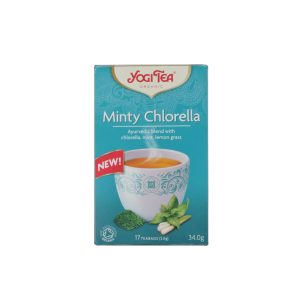 Био чай мента и хлорела Yogi tea 17 пакетчета