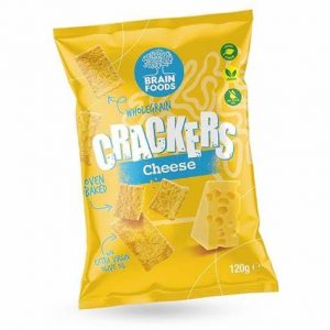 Крекери със сирене Brain foods 120 гр