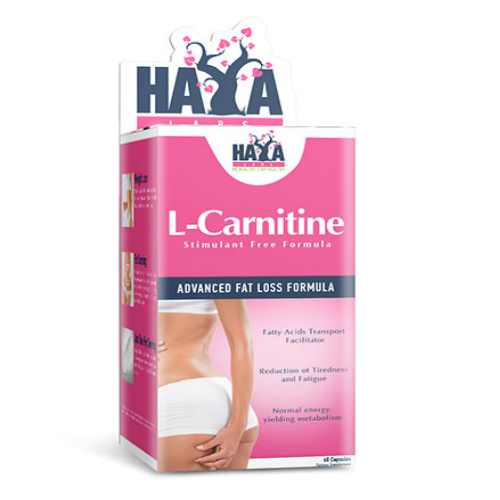 л карнитин Haya Labs Л-Карнитин 250mg х 60 капсули - Image 1
