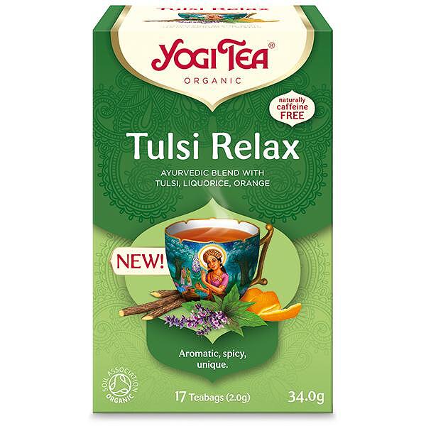 Био Чай Тулси Релакс, 17 пак, Yogi Tea Био чай Тулси релакс, 17 пак, Yogi Tea - Image 1